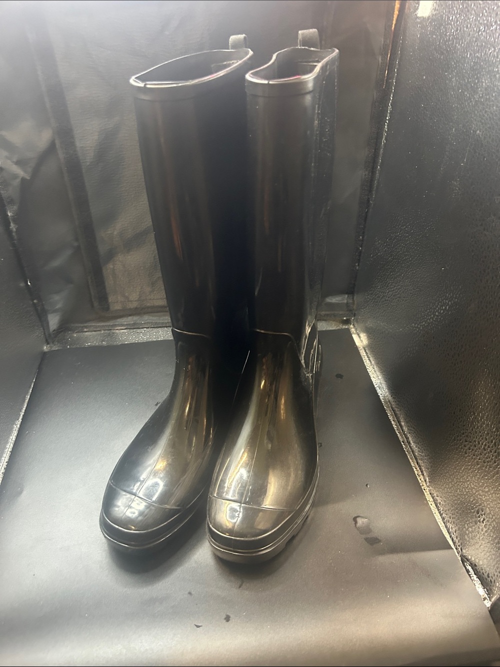 Classic Women's Tall Black Rain Boots